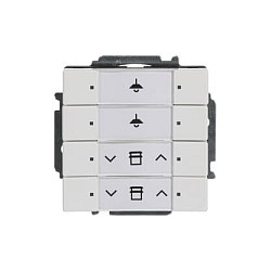 BUSCH JAEGER BJ 6127 01-84 Tastsensor 4f m.Bus- Ankoppler UP-Sensoren f.KNX studioweiß — Buy in Cyprus with Fast Delivery