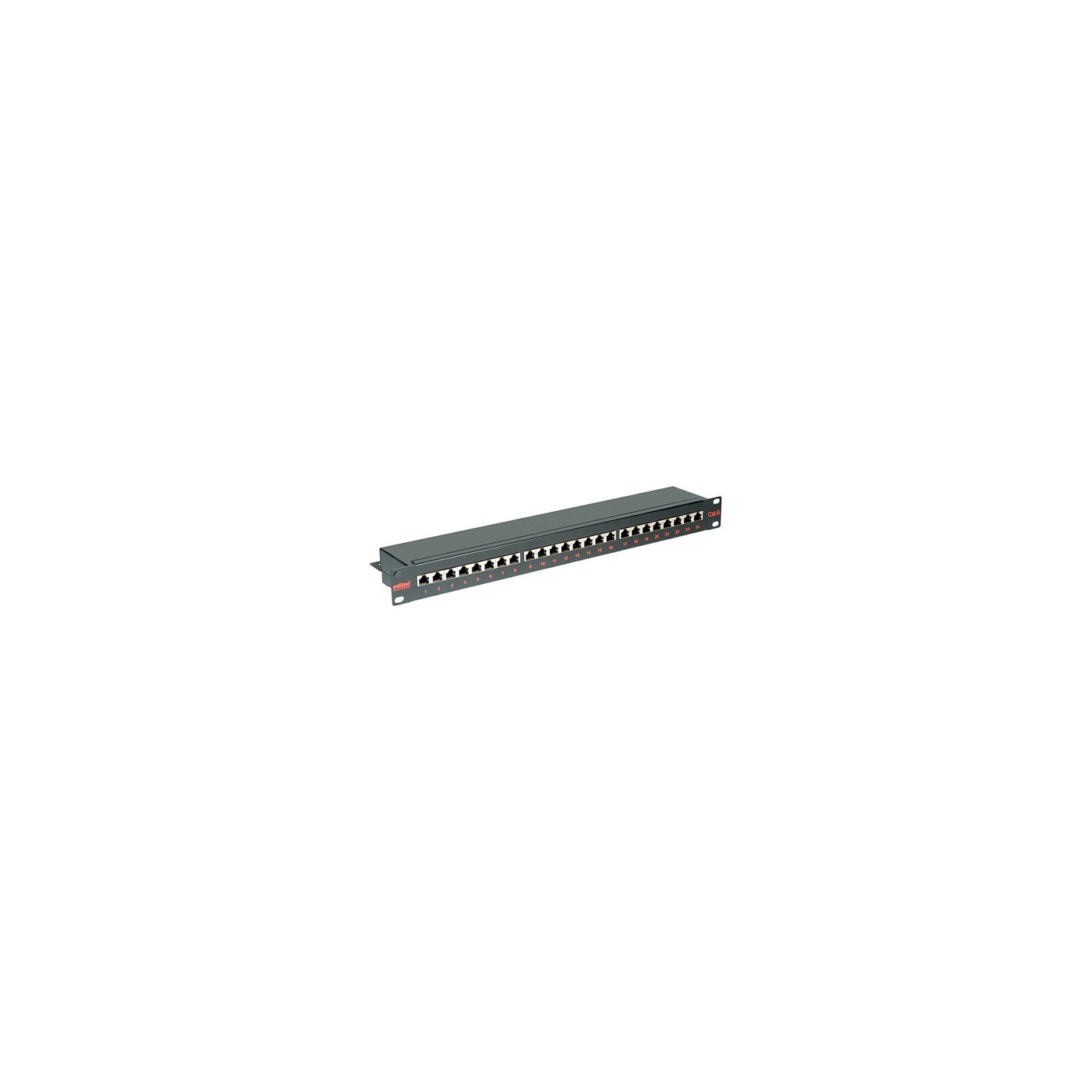 ROLINE Kat.6 Class E 48.26cm 19Zoll-Patchpanel 24P geschirmt schwarz — Buy in Cyprus with Fast Delivery