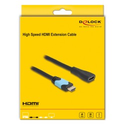 DELOCK High Speed HDMI Verlngerungskabel 48 Gbps 8K 60Hz 2m — Buy in Cyprus with Fast Delivery