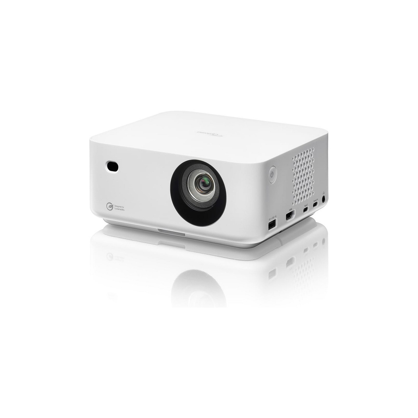 (1920x1080) OPTOMA ML1080ST Tragbar DLP Laser 550-Lumen HDMI USB 3D Full HD White — Buy in Cyprus with Fast Delivery