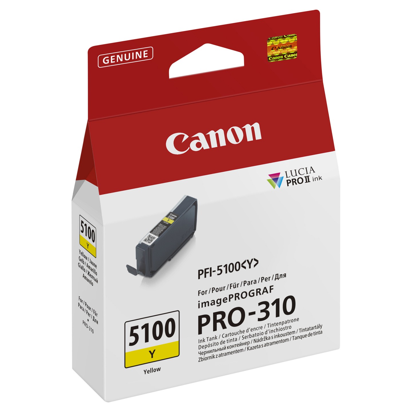 CANON PFI-5100 SERIES Yellow ink tank — Buy in Cyprus with Fast Delivery