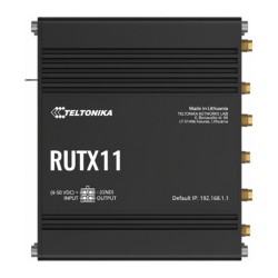 Teltonika · Router · RUTX11 · LTE CAT6 Router WLAN. Dual Band WiFi (Wave-2 802.11ac). 4x Gigabit LAN Port. Bluetooth....