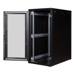 ROLINE 19-Zoll Serverschrank Pro 26 HE. 600x1000 BxT schwarz Plexiglas — Buy in Cyprus with Fast Delivery