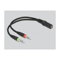 Gaming Headset Over-Ear mit 3.5 mm Klinkenstecker und blauem LED Licht für PC. Notebook und Spielekonsolen