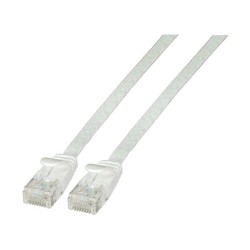 EFB RJ45 Flachpatchkabel U UTP. Cat.6A. PVC. 2m. weiß — Buy in Cyprus with Fast Delivery