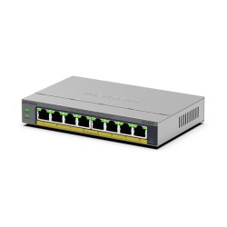 NETGEAR Easy Smart GS108EP - Switch - L3 - Smart - 8 x 10 100 1000 (PoE+) - Desktop. wandmontierbar - PoE+ (62 W)