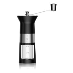 Bialetti Premium-Kaffeemühle (manuell) mit Edelstahlmahlwerk - schwarz — Buy in Cyprus with Fast Delivery
