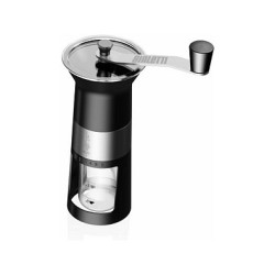 Bialetti Premium-Kaffeemühle (manuell) mit Edelstahlmahlwerk - schwarz — Buy in Cyprus with Fast Delivery