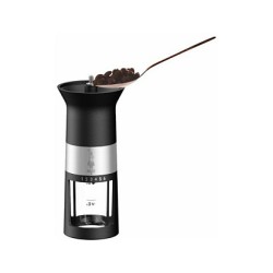 Bialetti Premium-Kaffeemühle (manuell) mit Edelstahlmahlwerk - schwarz — Buy in Cyprus with Fast Delivery