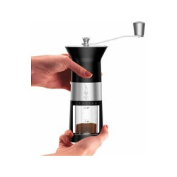 Bialetti Premium-Kaffeemühle (manuell) mit Edelstahlmahlwerk - schwarz — Buy in Cyprus with Fast Delivery