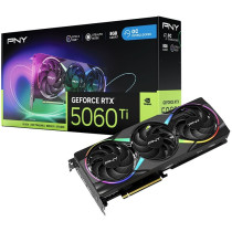 PNY GeForce RTX 5060 Ti EPIC-X Verto ARGB OC - 8GB GDDR7, 2407/2692 MHz, Triple-Fan, HDMI 2.1b + 3x DP