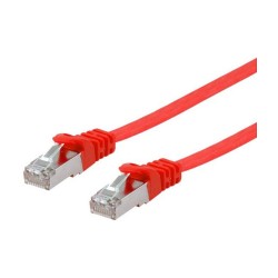 Equip Patchkabel Cat6A U FTP 2xRJ45 2.00m rot Flach LSZH Polybeutel — Buy in Cyprus with Fast Delivery