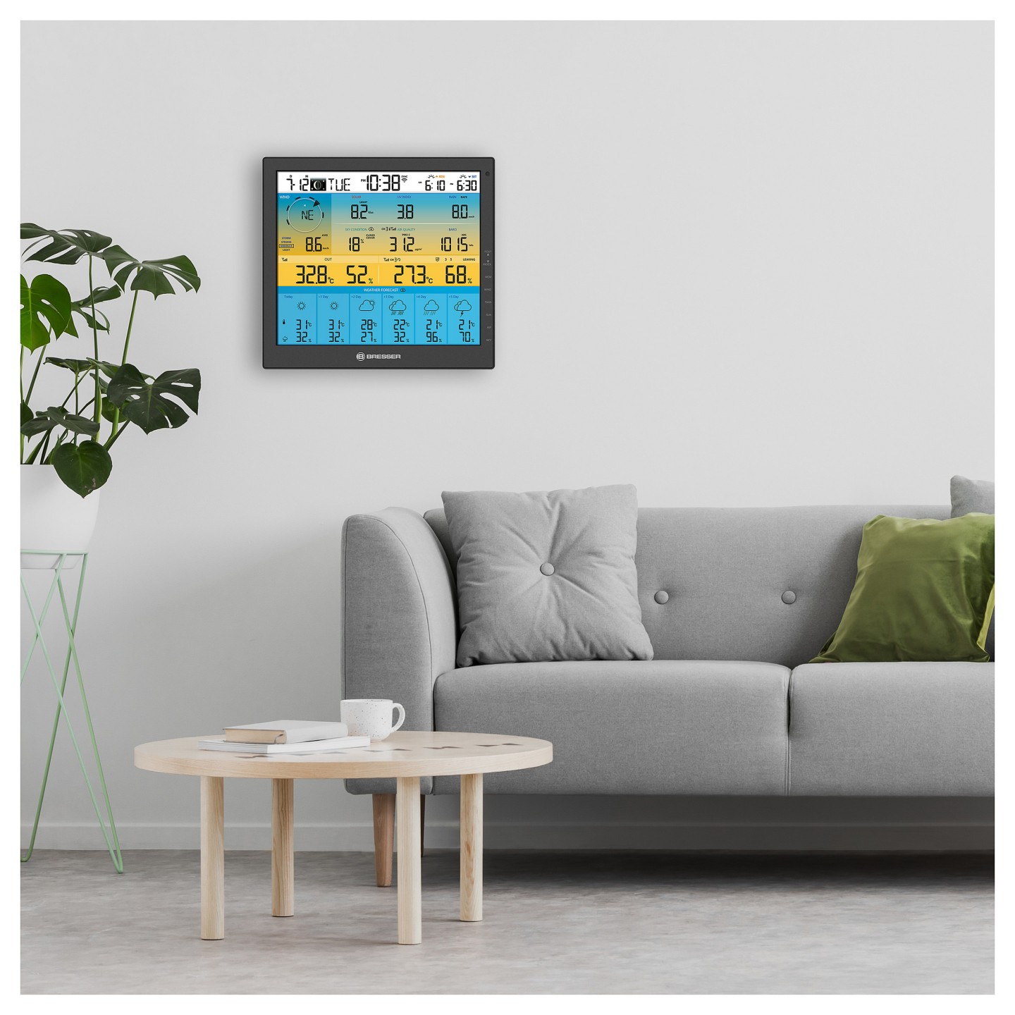 Bresser Wetter Center 7-in-1 solar 6-Tage 4cast Pro SF — Buy in Cyprus with Fast Delivery