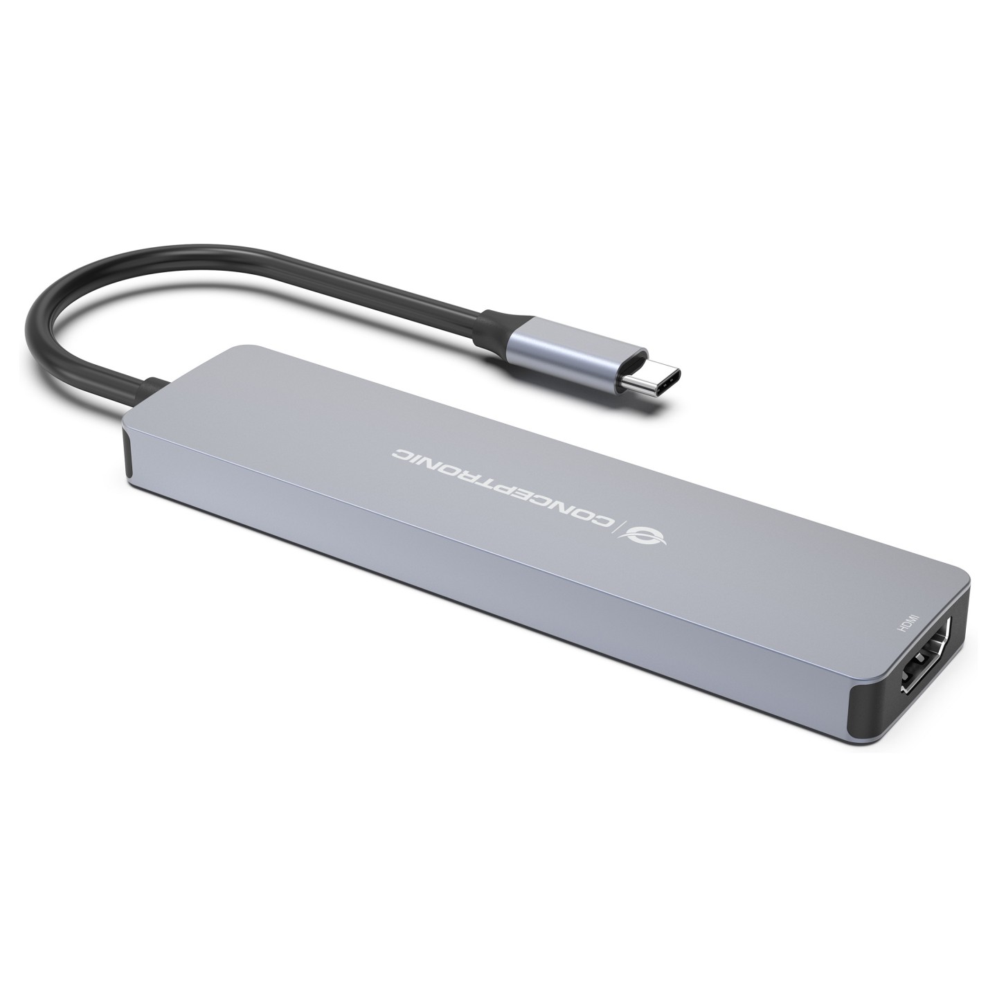 CONCEPTRONIC 7-1 Dock USB-C- to HDMI USB-C 2xUSB-A + 25cm gr — Buy in Cyprus with Fast Delivery