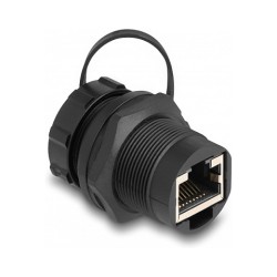 DeLock RJ45 Cat.6A Kupplung mit Verschlusskappe IP67 staub- und wasserdicht — Buy in Cyprus with Fast Delivery