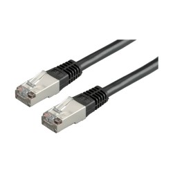 VALUE Patchkabel Kat.6 Class E S FTP PiMF schwarz 2m — Buy in Cyprus with Fast Delivery