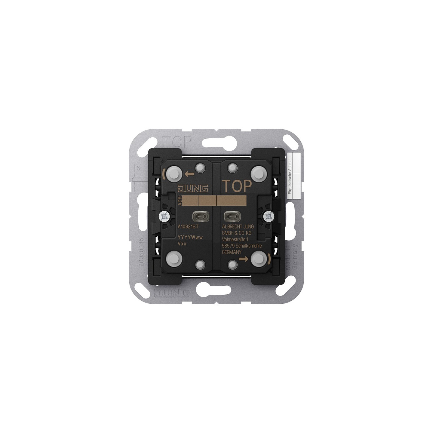 Jung A10921ST KNX Taster Universal 2f — Buy in Cyprus with Fast Delivery