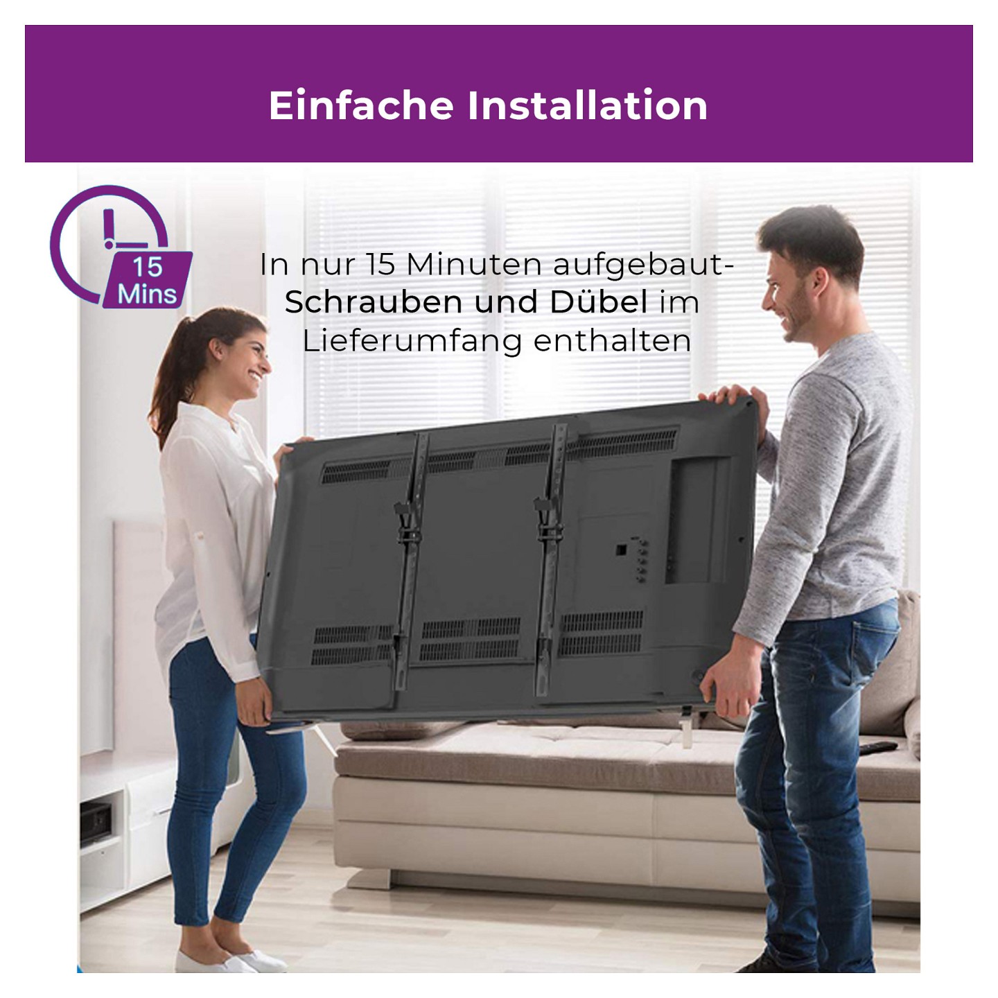ZUB Ultron Wandhalterung Flatscreen WM200 32-60' Neigung Winkel — Buy in Cyprus with Fast Delivery