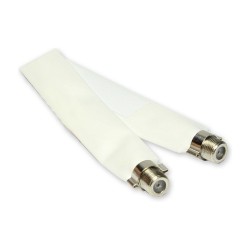 SAT Fensterdurchführung. Gesamtlänge inkl. Stecker 20cm. flexible Länge 15cm. weiß. — Buy in Cyprus with Fast Delivery