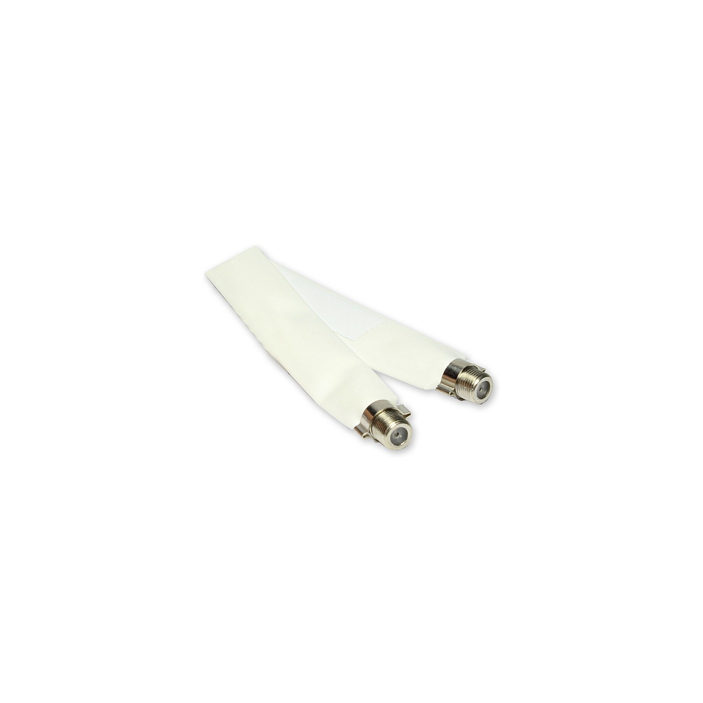 SAT Fensterdurchführung. Gesamtlänge inkl. Stecker 20cm. flexible Länge 15cm. weiß. — Buy in Cyprus with Fast Delivery