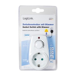 Logilink Steckdosenadapter mit Dimmer weiß — Buy in Cyprus with Fast Delivery