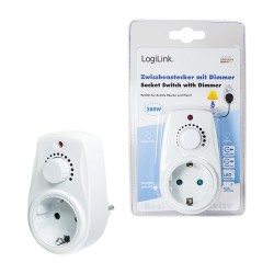 Logilink Steckdosenadapter mit Dimmer weiß — Buy in Cyprus with Fast Delivery