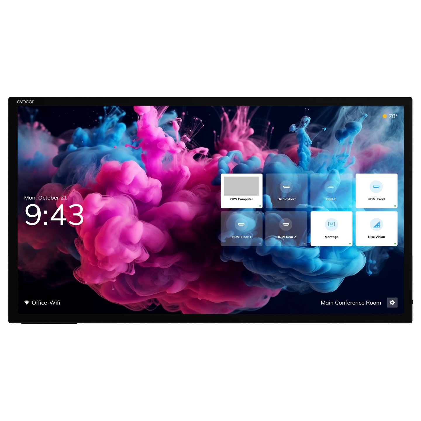 AVOCOR H Serie AVH-8620 216cm 86'' 3840x2160 DP HDMI USB TOUCH — Buy in Cyprus with Fast Delivery