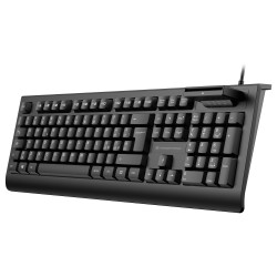 CONCEPTRONIC USB Tastatur +Smart ID-Kartenleser Layout IT sw — Buy in Cyprus with Fast Delivery