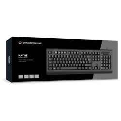 CONCEPTRONIC USB Tastatur +Smart ID-Kartenleser Layout IT sw — Buy in Cyprus with Fast Delivery