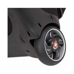 WENGER Patriot 2teiliges Buniness-Set 43.2cm 17Zoll Trolley schwarz - mit passendem Notebookkoffer 39cm 15.4Zoll