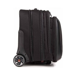 WENGER Patriot 2teiliges Buniness-Set 43.2cm 17Zoll Trolley schwarz - mit passendem Notebookkoffer 39cm 15.4Zoll