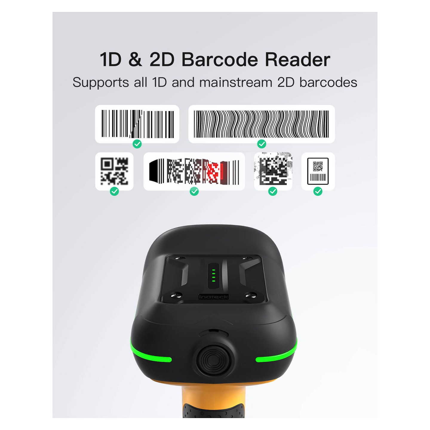 inateck Barcodescanner 75S black [BCST-75S_black] — Buy in Cyprus with Fast Delivery