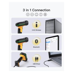 inateck Barcodescanner 75S black [BCST-75S_black] — Buy in Cyprus with Fast Delivery