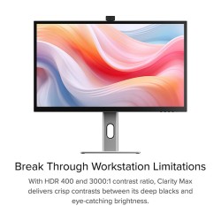 Alogic TFT 27' Clarity Pro 4K 60Hz +Webcam+65WPD USB-C — Buy in Cyprus with Fast Delivery