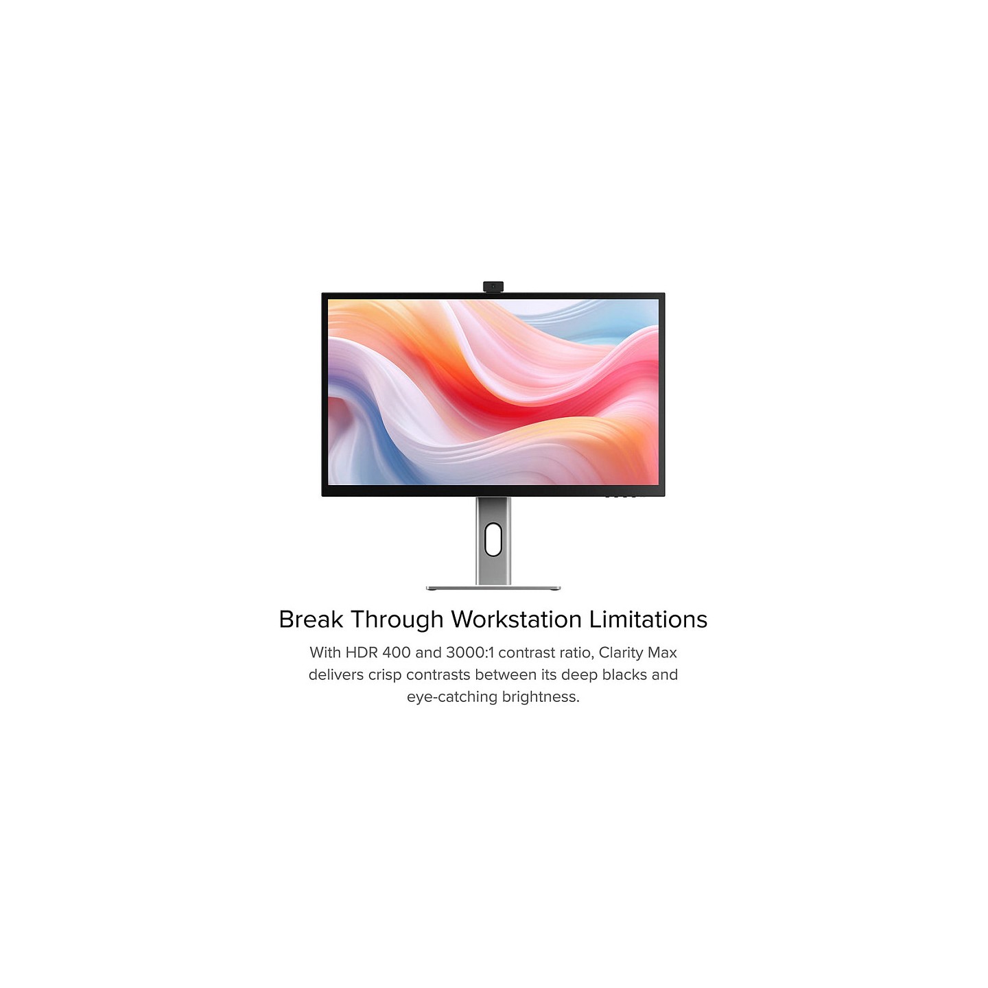 Alogic TFT 27' Clarity Pro 4K 60Hz +Webcam+65WPD USB-C — Buy in Cyprus with Fast Delivery