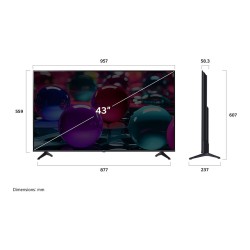 LG 43UA73003LA 4K UHD AI Smart TV Monitor 109.2 cm (43') — Buy in Cyprus with Fast Delivery