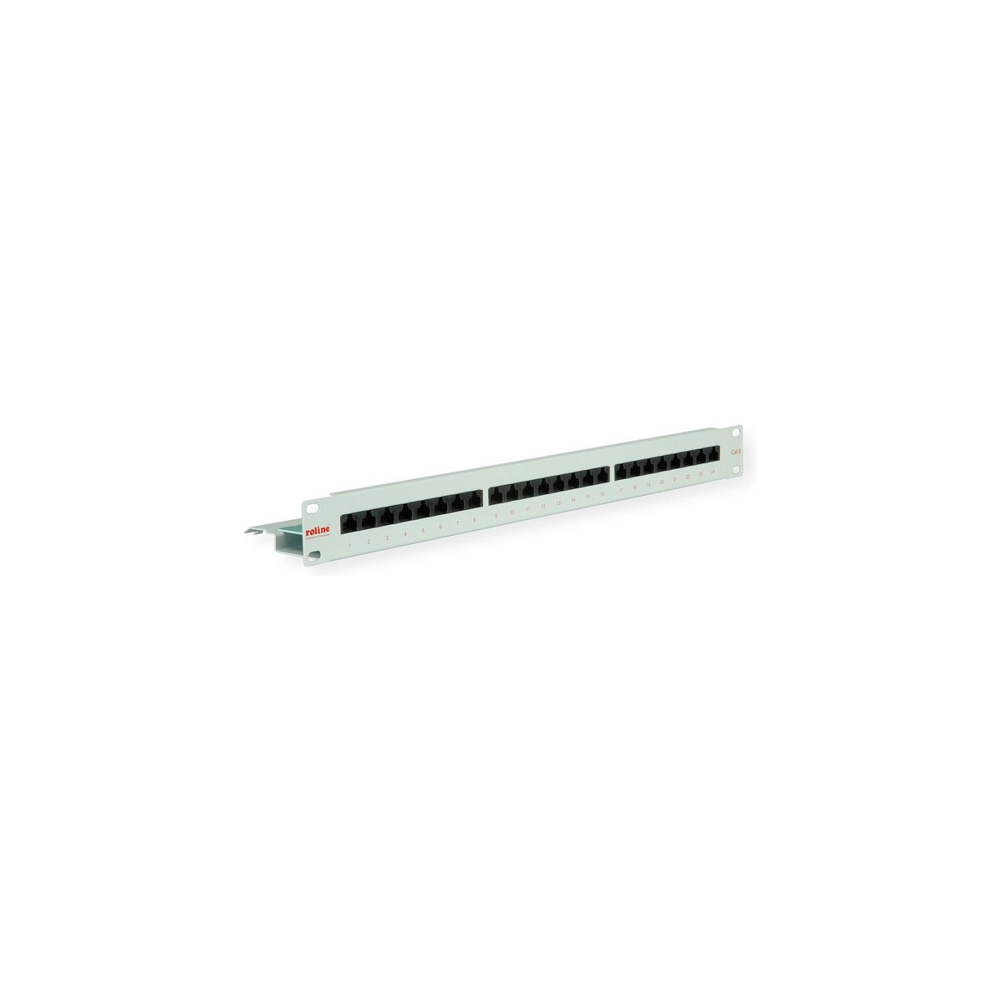 ROLINE Kat.6 Class E 48.26cm 19Zoll-Patchpanel 24P ungeschirmt grau — Buy in Cyprus with Fast Delivery