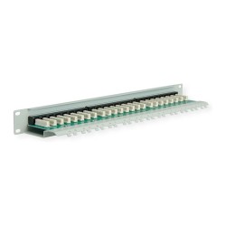 ROLINE Kat.6 Class E 48.26cm 19Zoll-Patchpanel 24P ungeschirmt grau — Buy in Cyprus with Fast Delivery