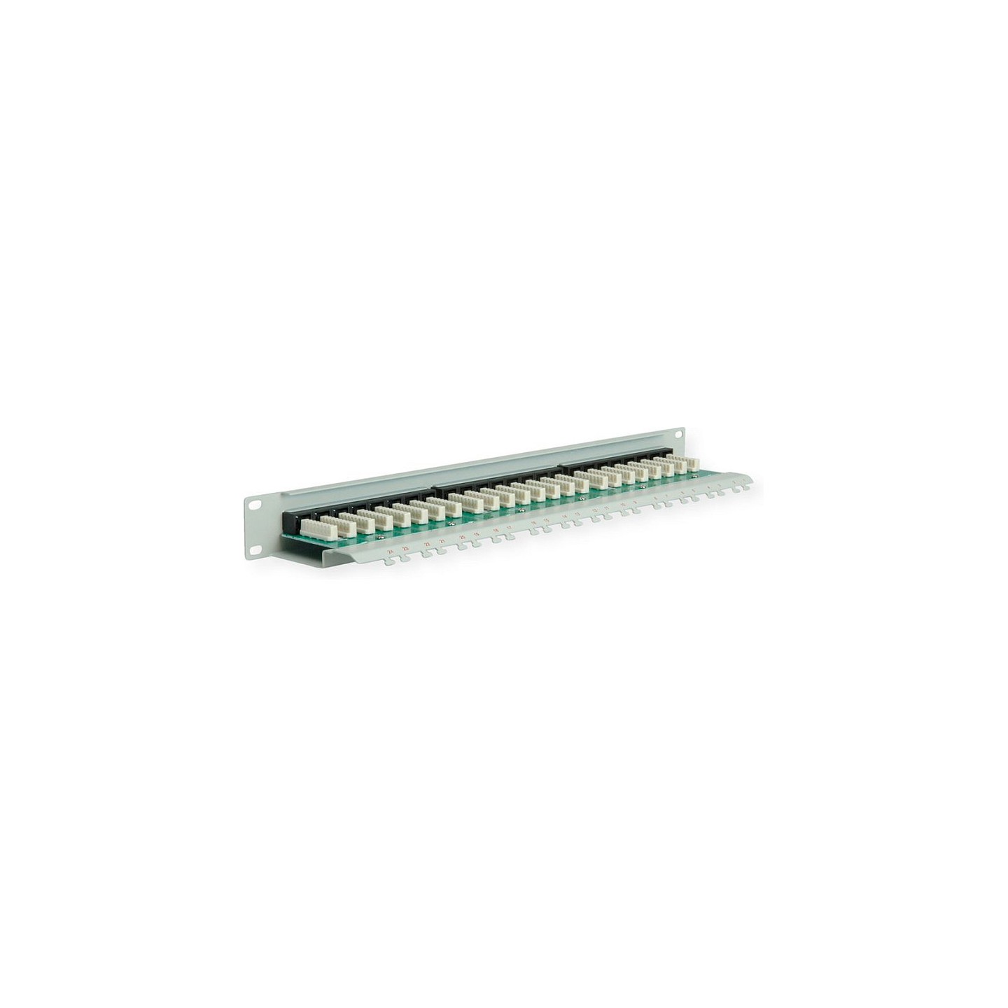 ROLINE Kat.6 Class E 48.26cm 19Zoll-Patchpanel 24P ungeschirmt grau — Buy in Cyprus with Fast Delivery