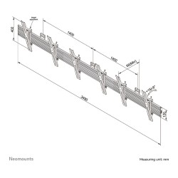 Neomounts NMPRO-WMB3 dreifach Menuboard Wandhalterung — Buy in Cyprus with Fast Delivery