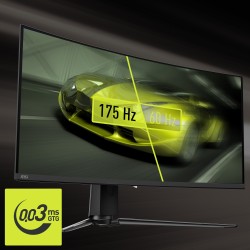 Buy MSI MAG 341CQPDE - 34in Curved QD-OLED Ultrawide 3440x1440 175Hz 0.03ms Black in Cyprus, Nicosia, Limassol, Larnaka, Pafos