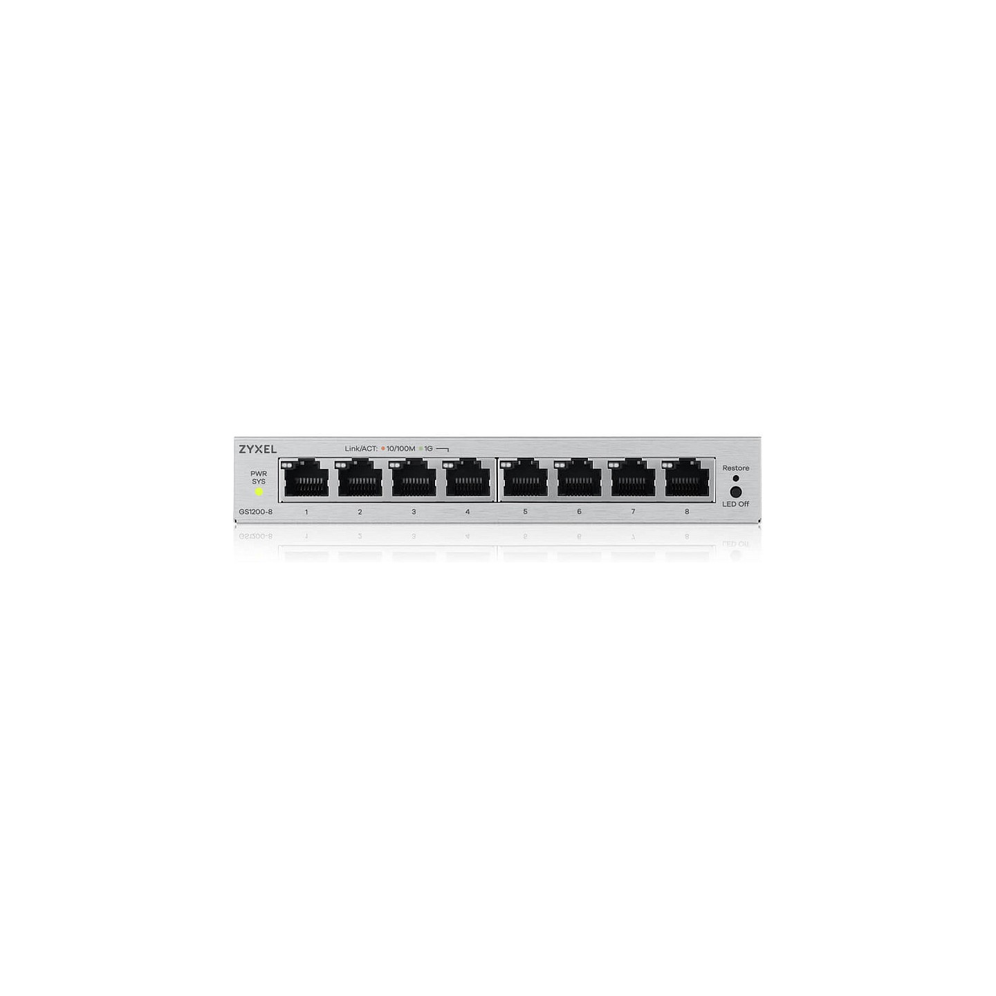 Zyxel GS1200-8V3 8 Port Smart Managed Gb Switch — Buy in Cyprus with Fast Delivery