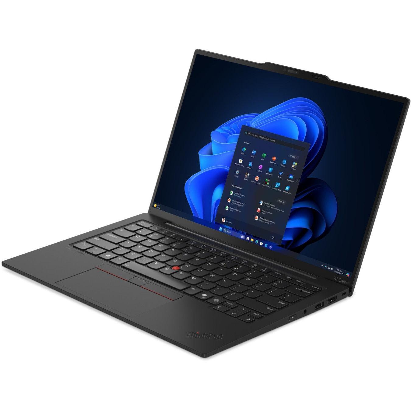 Lenovo ThinkPad X1 Carbon G13 - 255U - Black, 14" WUXGA, Intel Core Ultra 7, 32GB, 1TB, 5G, Windows 11 Pro