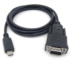 Equip Adapter USB-C - to Seriell RS232-DB9 St St 1.50m sw — Buy in Cyprus with Fast Delivery