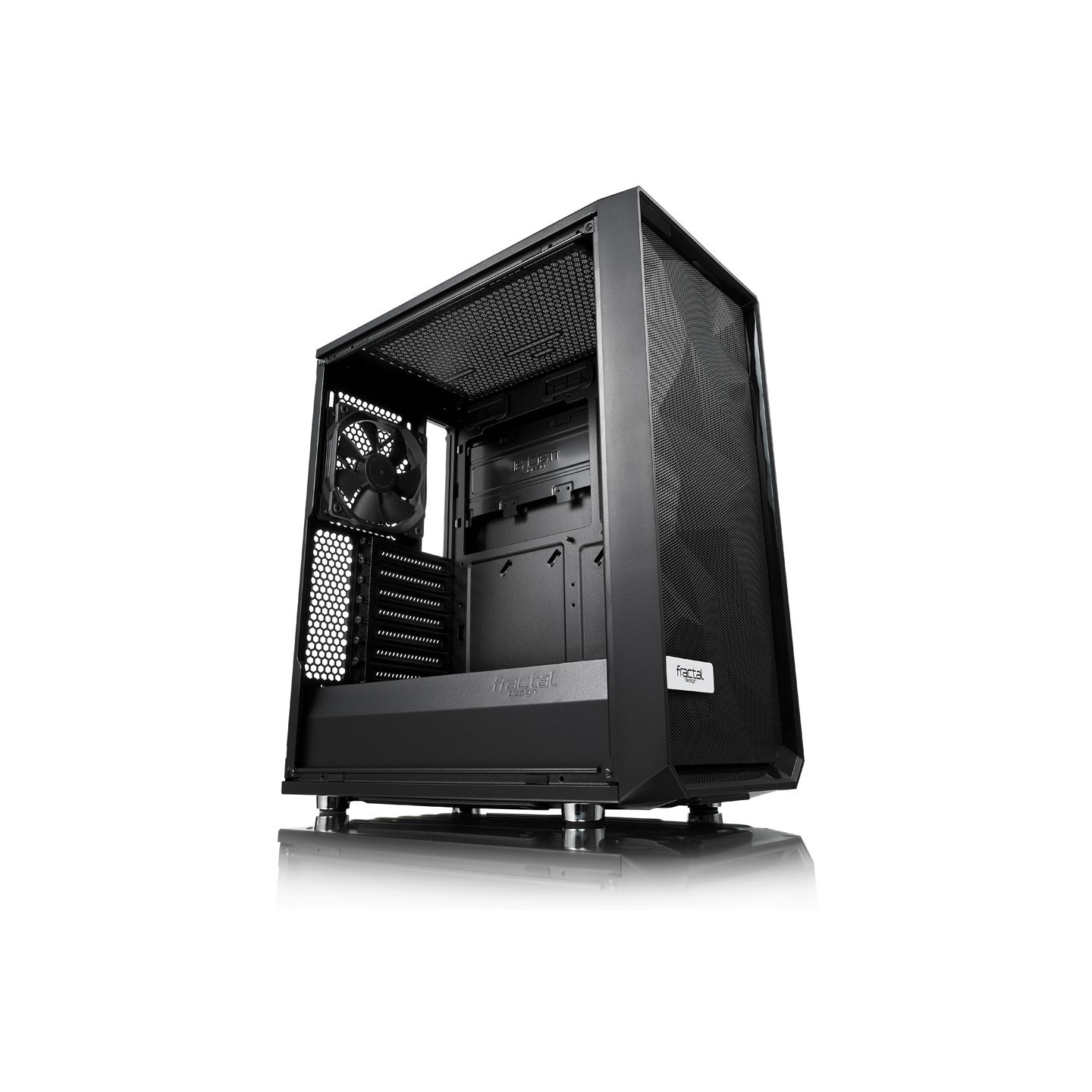 Fractal Design Meshify C FD-CA-MESH-C-BKO-TG - Mid Tower ATX Case - Black (Retail) — Buy in Cyprus with Fast Delivery