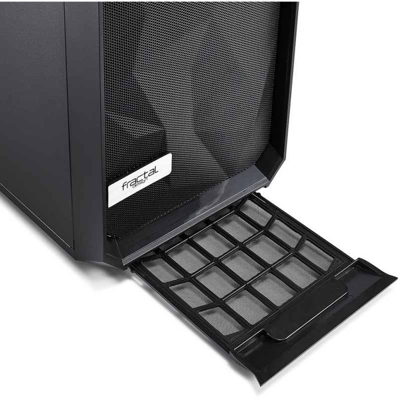Buy Fractal Design Meshify C - Mid Tower ATX Case - Black, Supports ATX/Micro-AT... in Cyprus, Nicosia, Limassol, Larnaka, Pafos