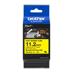 Brother HSe-631E Schrumpfschlauch schwarz auf gelb (11.2 mm) — Buy in Cyprus with Fast Delivery