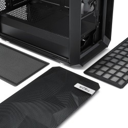 Buy Fractal Design Meshify C - Mid Tower ATX Case - Black, Supports ATX/Micro-AT... in Cyprus, Nicosia, Limassol, Larnaka, Pafos