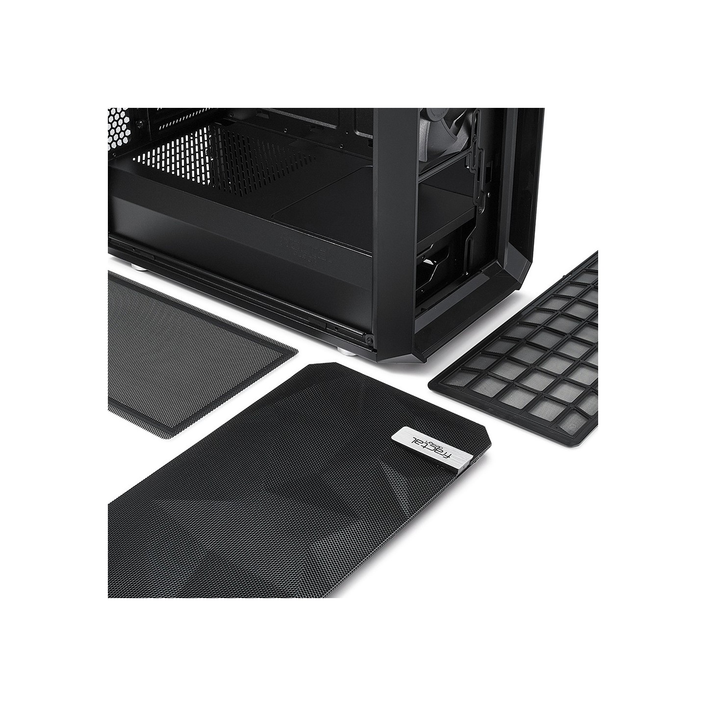 Fractal Design Meshify C FD-CA-MESH-C-BKO-TG - Mid Tower ATX Case - Black (Retail) — Buy in Cyprus with Fast Delivery