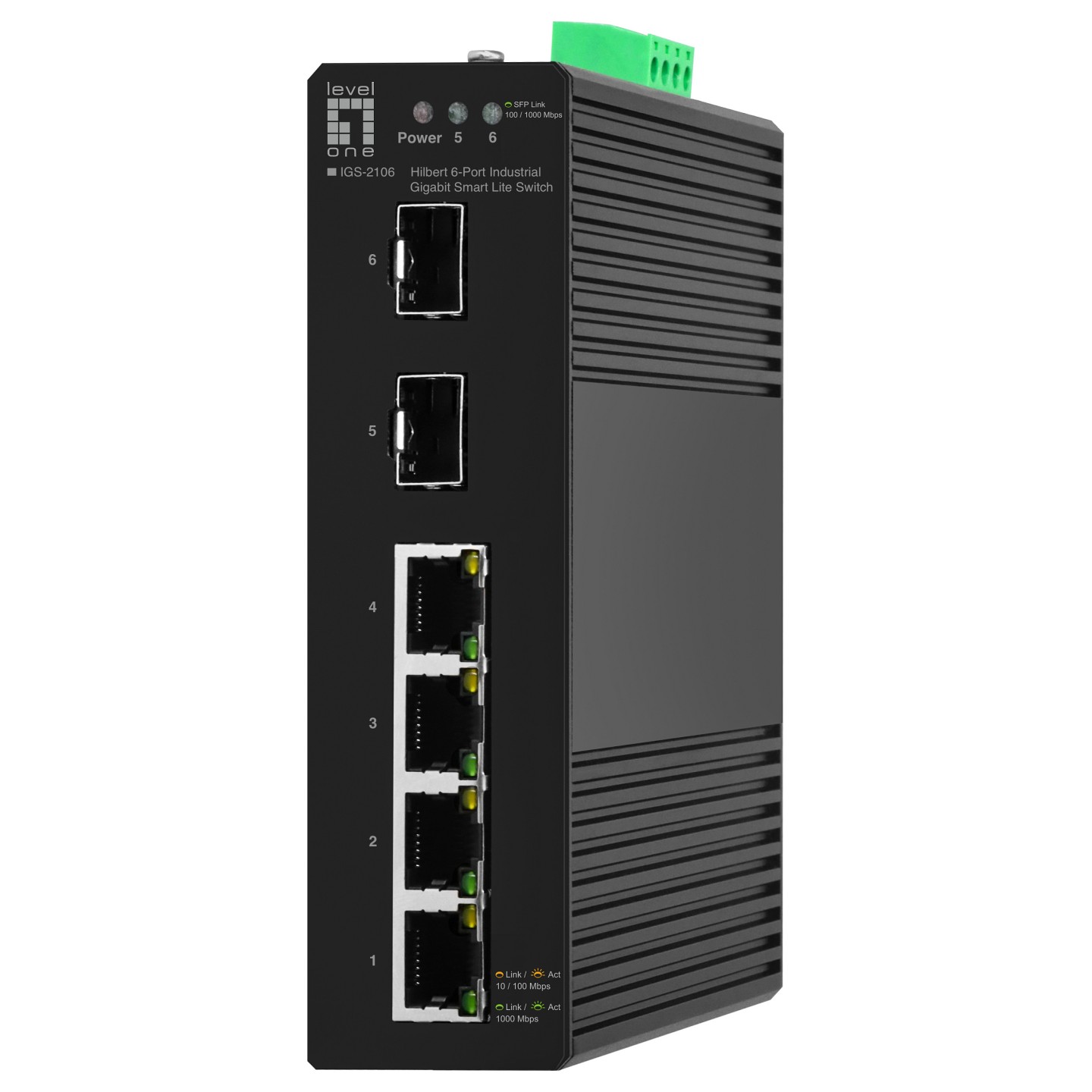 Switch 6x GE IGS-2106 2xSFP. 4xRJ45 schwarz — Buy in Cyprus with Fast Delivery